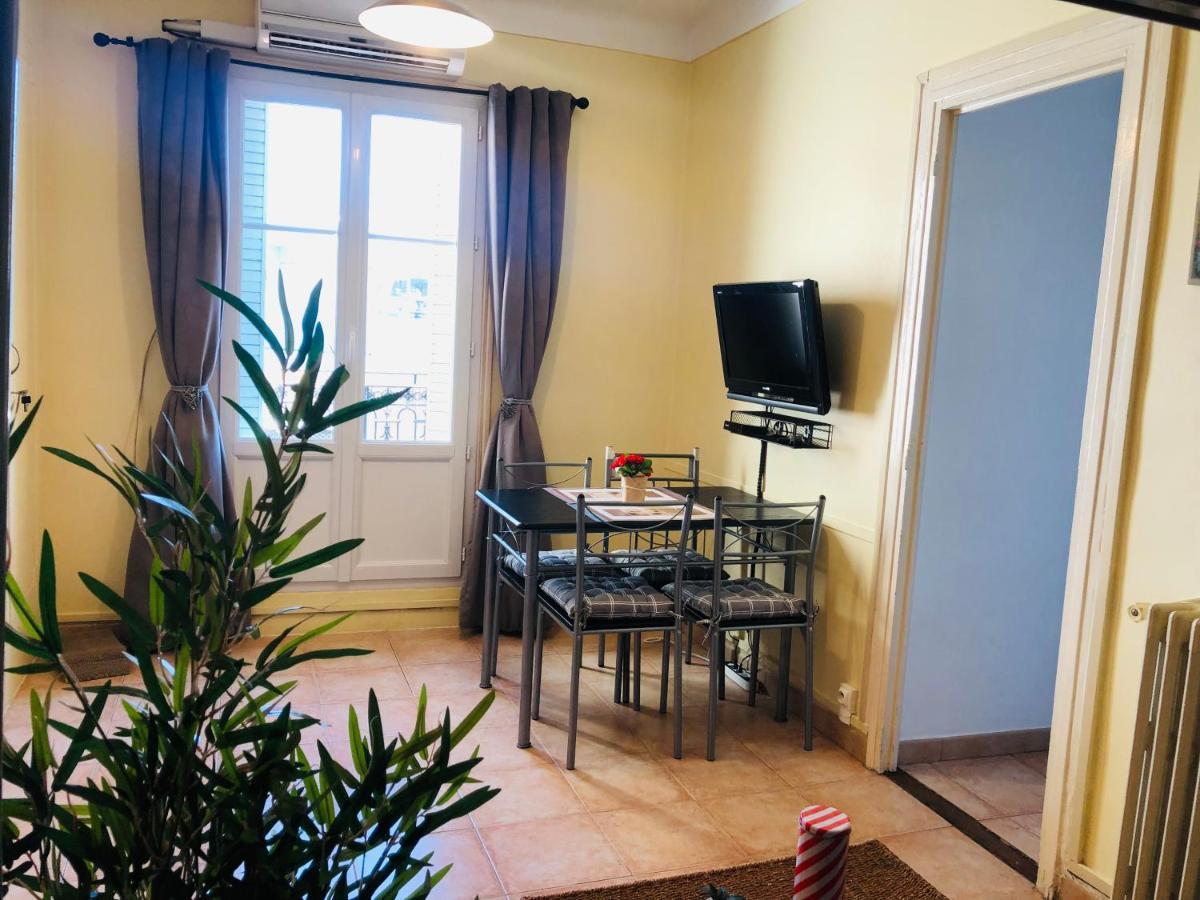 "Studio Ensoleille A Deux Pas Des Plages Avec Sa Grande Terrasse Privee !" Nice Eksteriør billede