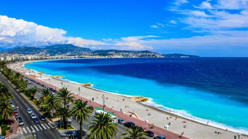 "Studio Ensoleille A Deux Pas Des Plages Avec Sa Grande Terrasse Privee !" Nice Eksteriør billede