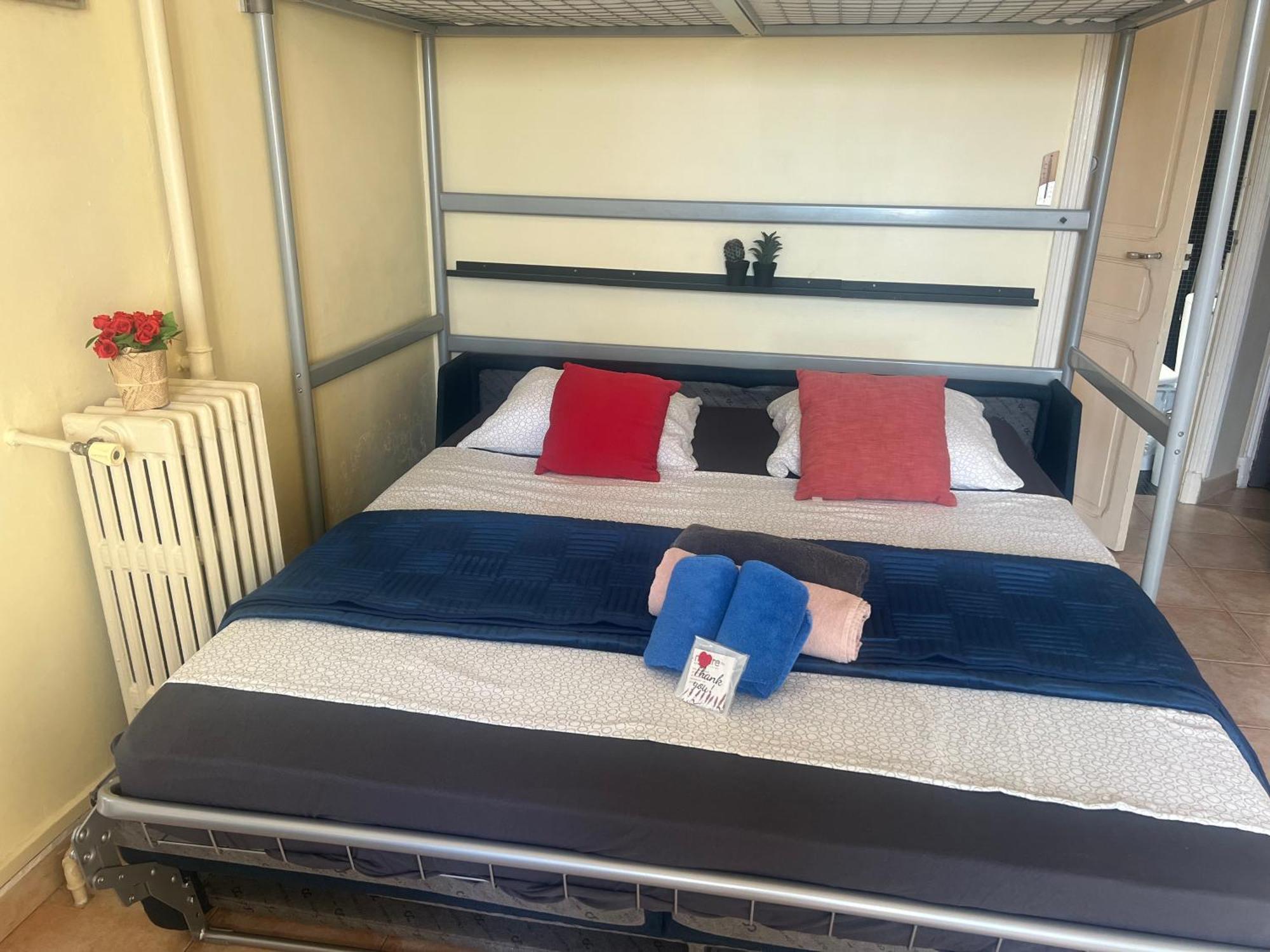"Studio Ensoleille A Deux Pas Des Plages Avec Sa Grande Terrasse Privee !" Nice Eksteriør billede